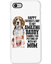 Daddy Beagle Phone Case tile