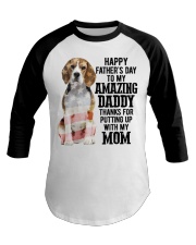 Daddy Beagle Baseball Tee tile