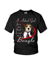 He Sent - Beagle 1 Youth T-Shirt tile