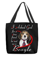 He Sent - Beagle 1 All-Over Tote tile