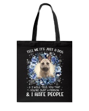 Hate People - Dutch Shepherd Tote Bag tile