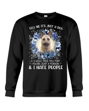 Hate People - Dutch Shepherd Crewneck Sweatshirt tile