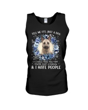 Hate People - Dutch Shepherd Unisex Tank tile