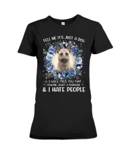 Hate People - Dutch Shepherd Premium Fit Ladies Tee tile