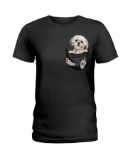 Pocket - Shih Tzu Dog 186 Ladies T-Shirt tile