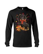 Autumn Leaves Scraf - Dachshund 1 Long Sleeve Tee tile