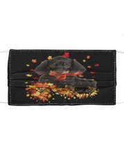 Autumn Leaves Scraf - Dachshund 1 Mask tile