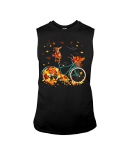 Autumn Bike - RED Miniature Pinscher Sleeveless Tee tile