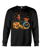 Autumn Bike - RED Miniature Pinscher Crewneck Sweatshirt tile