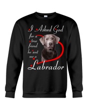 He Sent - SILVER Labrador Crewneck Sweatshirt tile