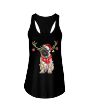 Reindeer - Pug 1 Ladies Flowy Tank tile