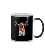 Reindeer - Pug 1 Color Changing Mug tile