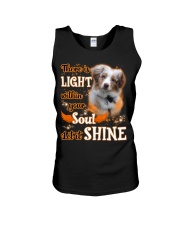 Shine - RED MERLE Australian Shepherd Unisex Tank tile