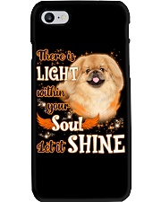 Shine - TAN Pekingese Phone Case tile