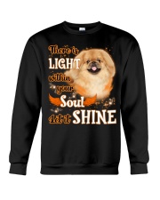 Shine - TAN Pekingese Crewneck Sweatshirt tile