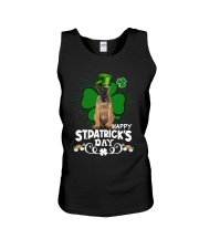 Happy Clover - Belgian Shepherd Unisex Tank tile