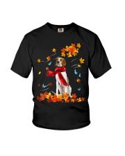 Flying Scarf - English Pointer Youth T-Shirt tile