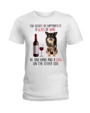 Happiness - Chihuahua Long Haired Ladies T-Shirt tile