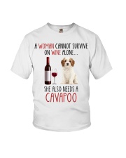 She Also Needs - cavapoo Youth T-Shirt tile