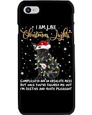 Christmas Lights - French Bulldog 1 Phone Case tile