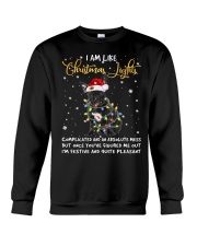 Christmas Lights - French Bulldog 1 Crewneck Sweatshirt tile