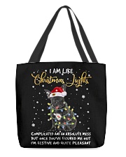 Christmas Lights - French Bulldog 1 All-Over Tote tile