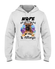 Allergic - Bullmastiff 1 Hooded Sweatshirt tile