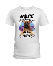 Allergic - Bullmastiff 1 Ladies T-Shirt tile