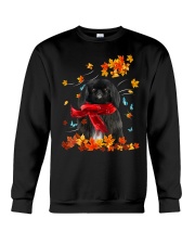 Flying Scarf - BLACK Pekingese Crewneck Sweatshirt tile