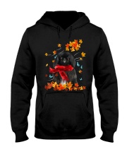 Flying Scarf - BLACK Pekingese Hooded Sweatshirt tile