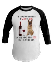 Happiness - German Shepherd 2 Baseball Tee tile