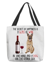 Happiness - German Shepherd 2 All-Over Tote tile