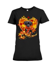 Autumn Leaf - Puggle 2 Premium Fit Ladies Tee tile