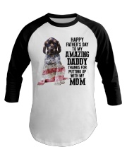 Father Day - German Shorthaired Pointer Baseball Tee tile