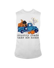 Blue Car - BLACK Toy Poodle Sleeveless Tee tile