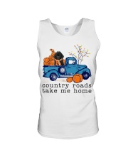 Blue Car - BLACK Toy Poodle Unisex Tank tile