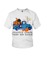 Blue Car - BLACK Toy Poodle Youth T-Shirt tile