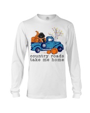 Blue Car - BLACK Toy Poodle Long Sleeve Tee tile