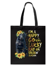 I Am Happy Go Lucky Labrador Retriever Tote Bag tile