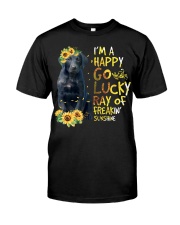 I Am Happy Go Lucky Labrador Retriever Premium Fit Mens Tee tile