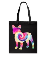 Tie Dye French Bulldog Tote Bag tile