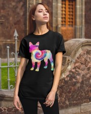 Tie Dye French Bulldog Classic T-Shirt apparel-classic-tshirt-lifestyle-06