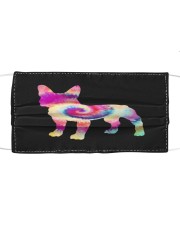 Tie Dye French Bulldog Mask tile