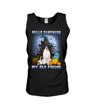 Hello Darkness - Papillon 3 Unisex Tank tile