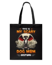 Scary Costume - BLACK Great Dane Tote Bag tile
