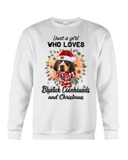 Christmas Girl - Bluetick Coonhound Crewneck Sweatshirt tile