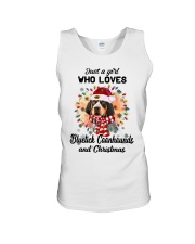 Christmas Girl - Bluetick Coonhound Unisex Tank tile
