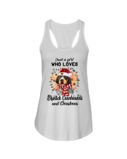 Christmas Girl - Bluetick Coonhound Ladies Flowy Tank tile