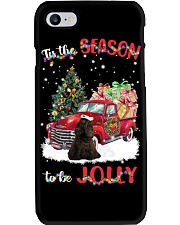 To Be Jolly - BLACK American Cocker Spaniel Phone Case tile