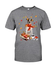 Autumn Leaves Jack Russell Terrier 1 Classic T-Shirt tile